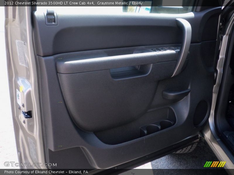 Graystone Metallic / Ebony 2012 Chevrolet Silverado 3500HD LT Crew Cab 4x4