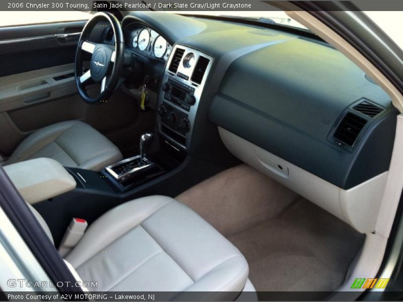 Satin Jade Pearlcoat / Dark Slate Gray/Light Graystone 2006 Chrysler 300 Touring