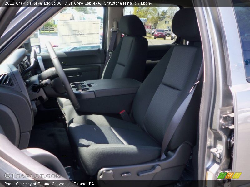 Graystone Metallic / Ebony 2012 Chevrolet Silverado 3500HD LT Crew Cab 4x4