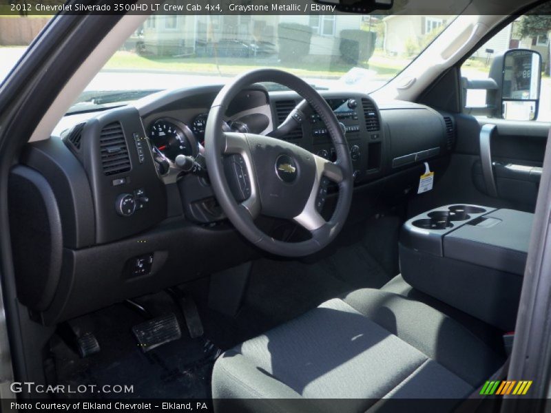Graystone Metallic / Ebony 2012 Chevrolet Silverado 3500HD LT Crew Cab 4x4