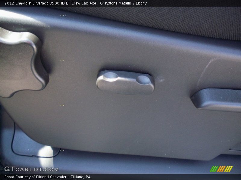 Graystone Metallic / Ebony 2012 Chevrolet Silverado 3500HD LT Crew Cab 4x4