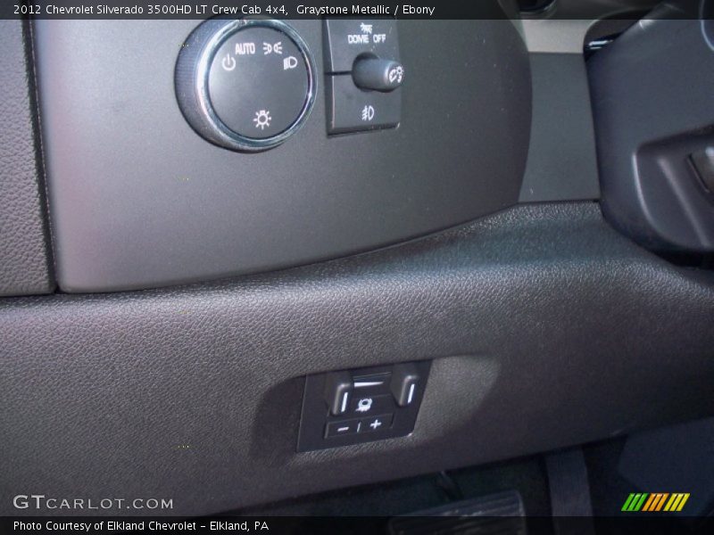 Graystone Metallic / Ebony 2012 Chevrolet Silverado 3500HD LT Crew Cab 4x4