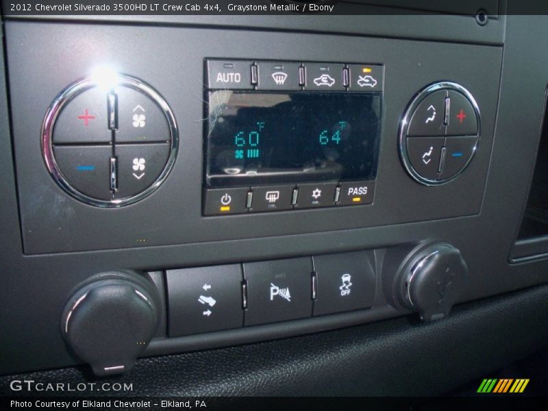 Graystone Metallic / Ebony 2012 Chevrolet Silverado 3500HD LT Crew Cab 4x4