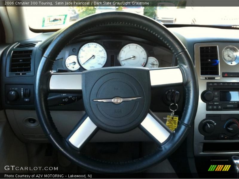 Satin Jade Pearlcoat / Dark Slate Gray/Light Graystone 2006 Chrysler 300 Touring