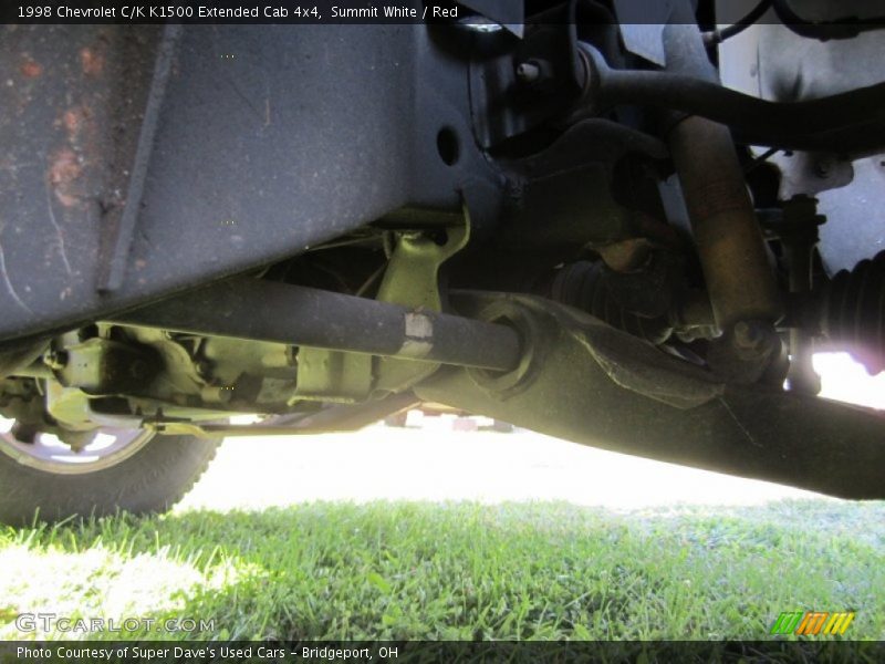 Summit White / Red 1998 Chevrolet C/K K1500 Extended Cab 4x4