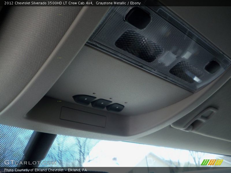 Graystone Metallic / Ebony 2012 Chevrolet Silverado 3500HD LT Crew Cab 4x4