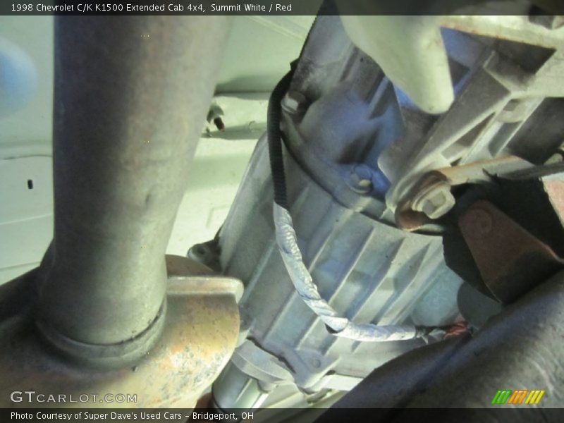 Summit White / Red 1998 Chevrolet C/K K1500 Extended Cab 4x4