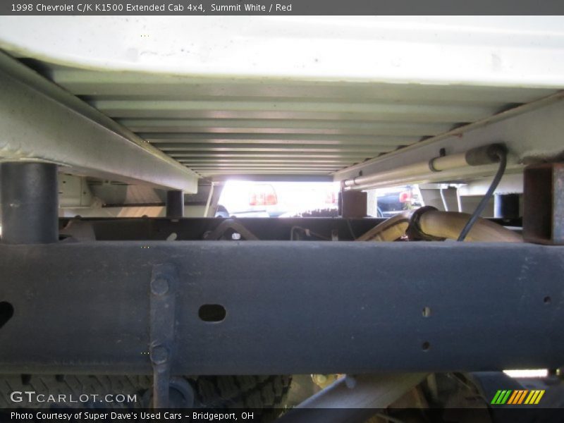 Summit White / Red 1998 Chevrolet C/K K1500 Extended Cab 4x4