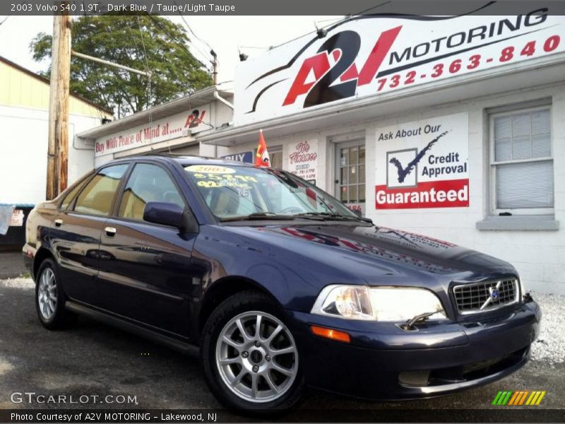 Dark Blue / Taupe/Light Taupe 2003 Volvo S40 1.9T