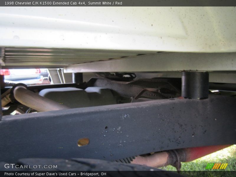 Summit White / Red 1998 Chevrolet C/K K1500 Extended Cab 4x4