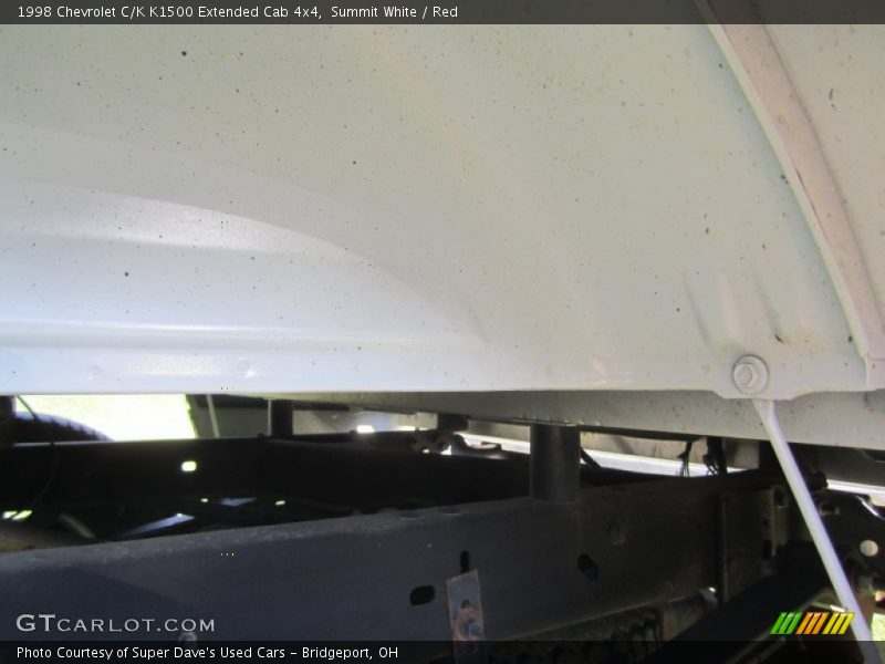 Summit White / Red 1998 Chevrolet C/K K1500 Extended Cab 4x4