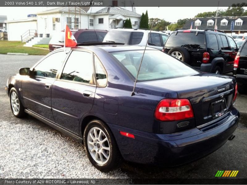 Dark Blue / Taupe/Light Taupe 2003 Volvo S40 1.9T