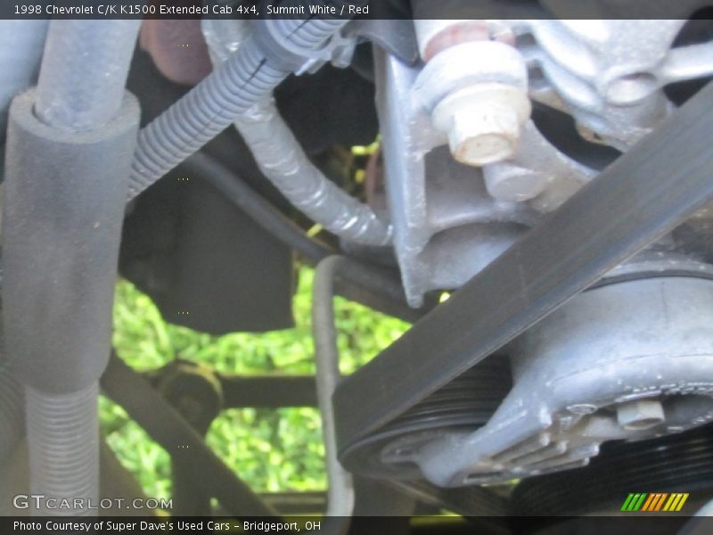 Summit White / Red 1998 Chevrolet C/K K1500 Extended Cab 4x4