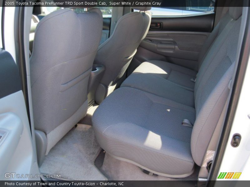 Super White / Graphite Gray 2005 Toyota Tacoma PreRunner TRD Sport Double Cab