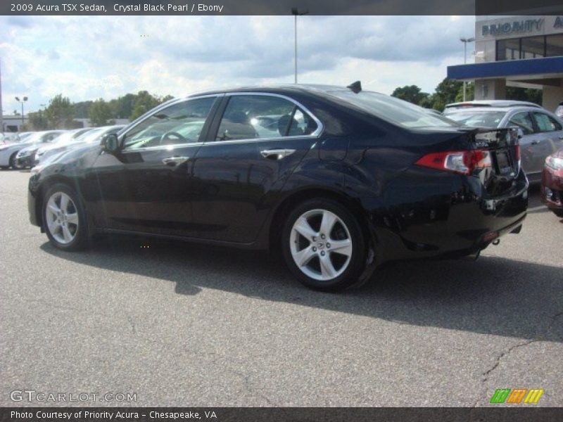Crystal Black Pearl / Ebony 2009 Acura TSX Sedan