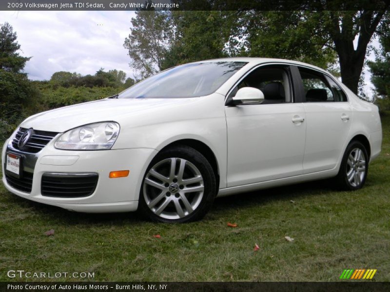 Candy White / Anthracite 2009 Volkswagen Jetta TDI Sedan
