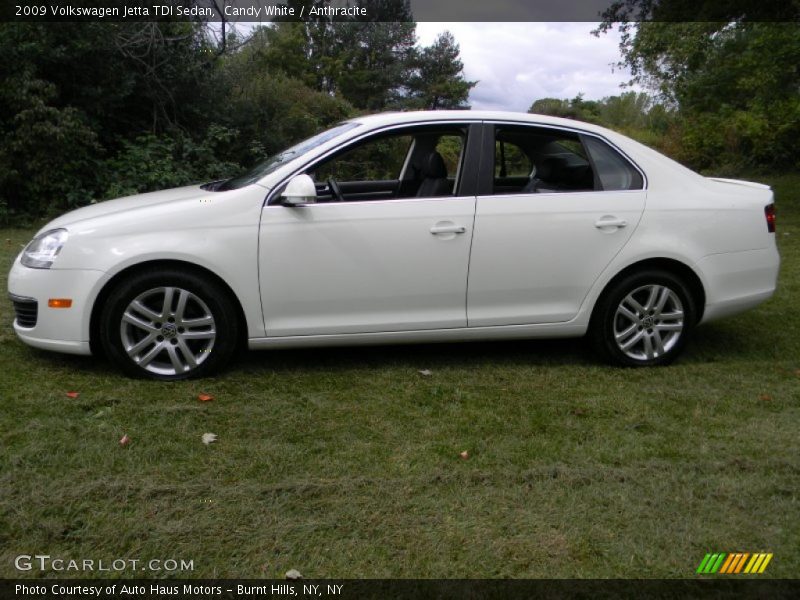 Candy White / Anthracite 2009 Volkswagen Jetta TDI Sedan