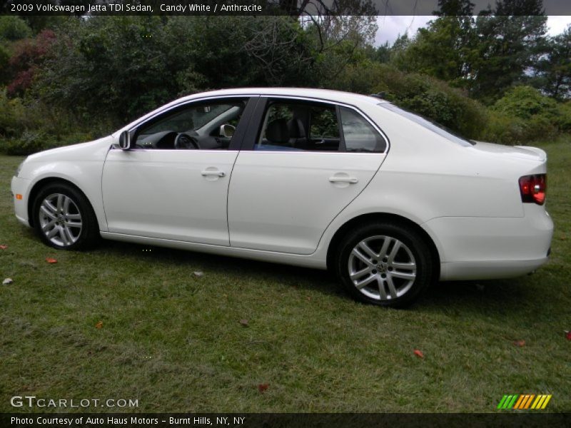 Candy White / Anthracite 2009 Volkswagen Jetta TDI Sedan