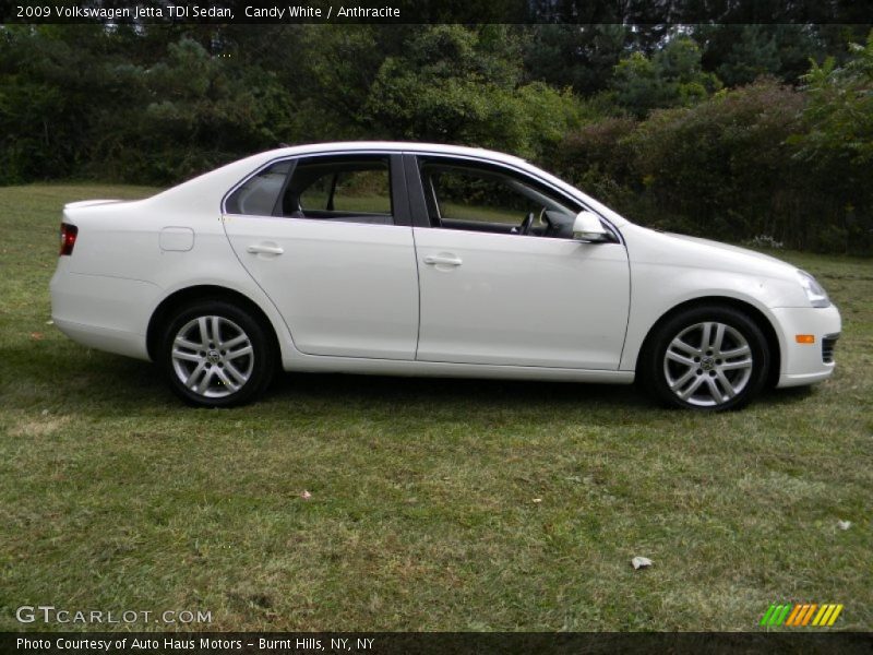 Candy White / Anthracite 2009 Volkswagen Jetta TDI Sedan