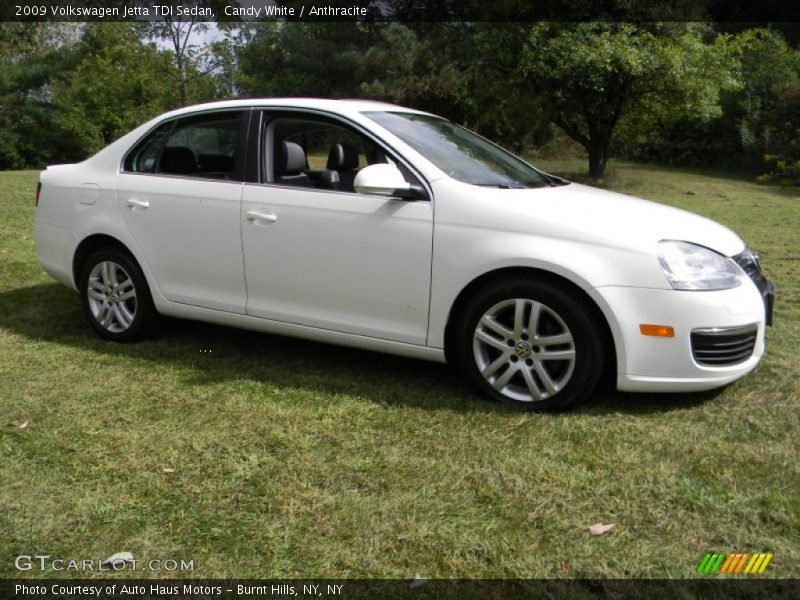 Candy White / Anthracite 2009 Volkswagen Jetta TDI Sedan