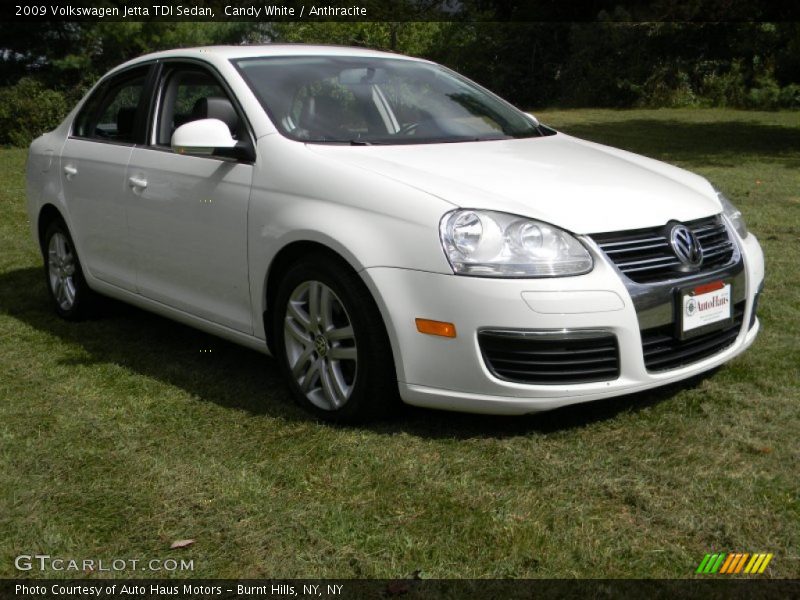 Candy White / Anthracite 2009 Volkswagen Jetta TDI Sedan