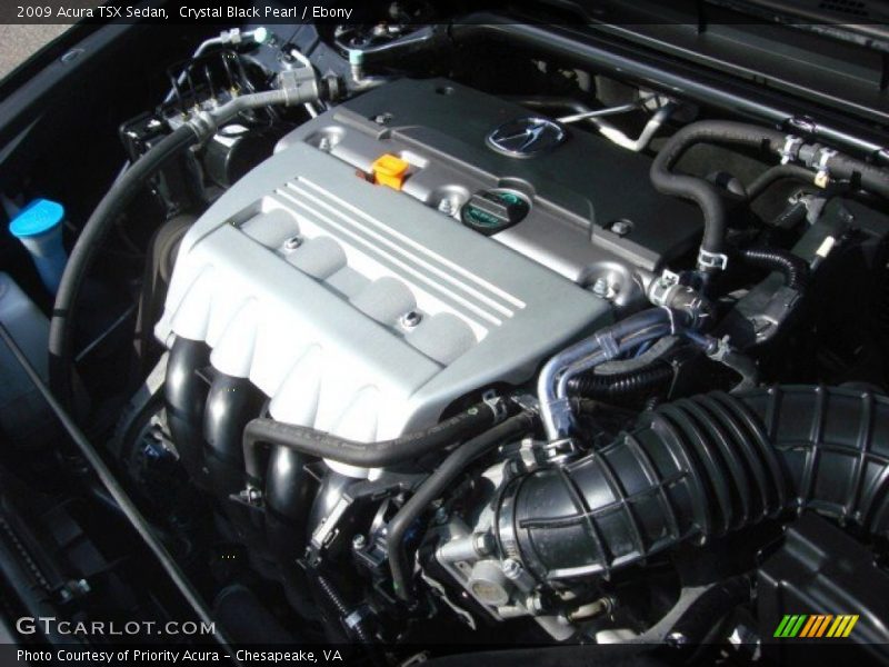 Crystal Black Pearl / Ebony 2009 Acura TSX Sedan