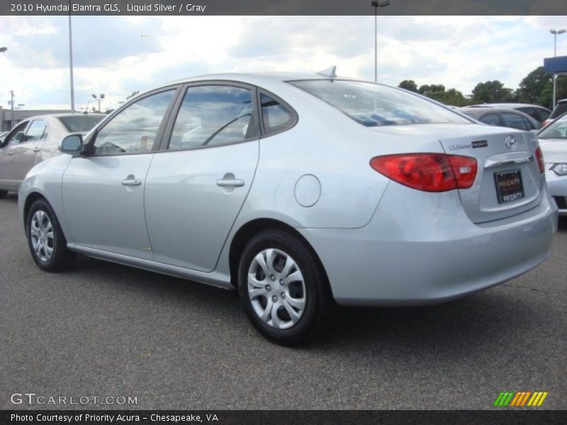 Liquid Silver / Gray 2010 Hyundai Elantra GLS