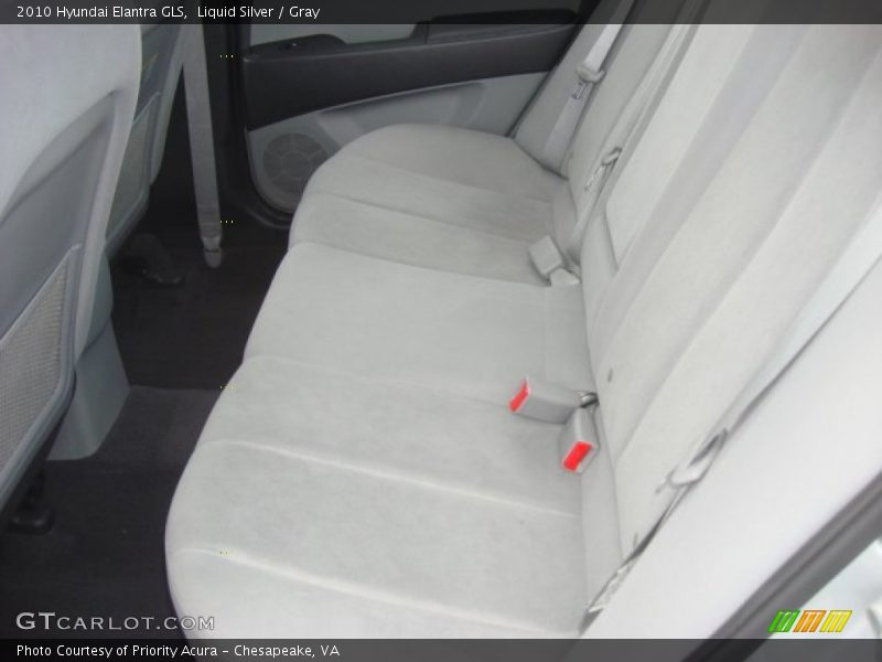 Liquid Silver / Gray 2010 Hyundai Elantra GLS