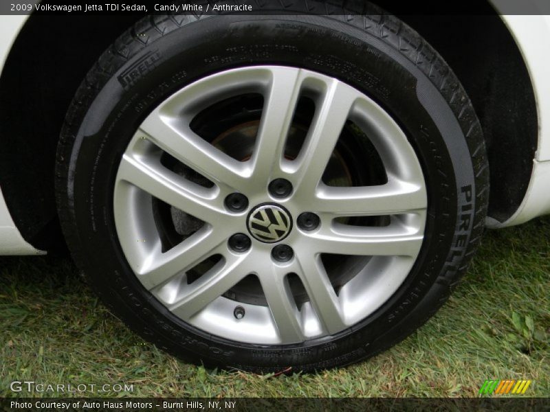 Candy White / Anthracite 2009 Volkswagen Jetta TDI Sedan