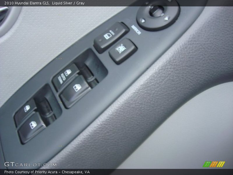 Liquid Silver / Gray 2010 Hyundai Elantra GLS