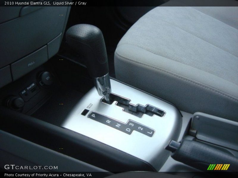 Liquid Silver / Gray 2010 Hyundai Elantra GLS