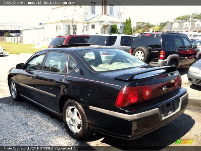 Black / Medium Gray 2001 Chevrolet Impala LS