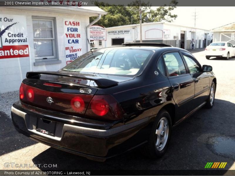 Black / Medium Gray 2001 Chevrolet Impala LS