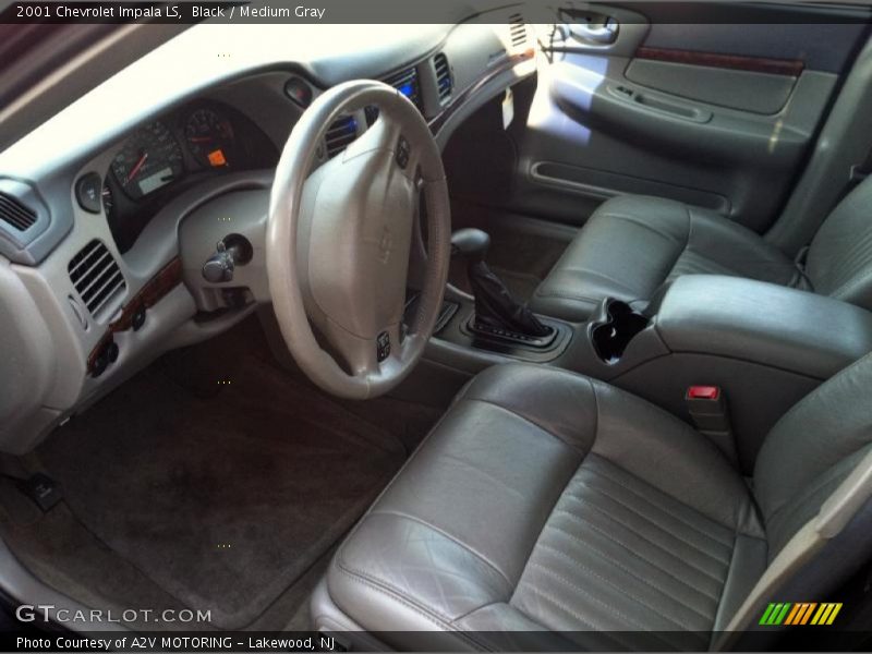 Black / Medium Gray 2001 Chevrolet Impala LS