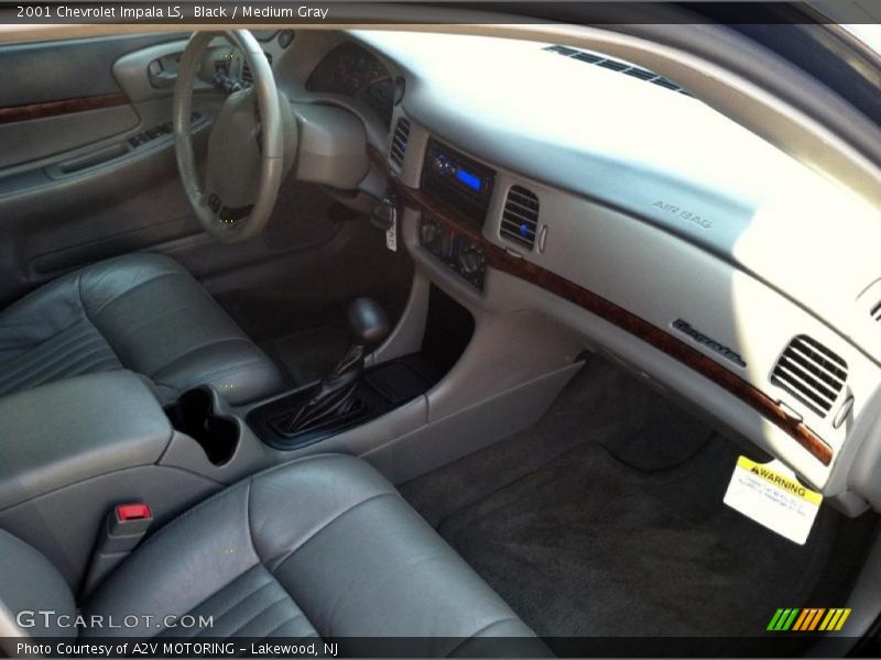 Black / Medium Gray 2001 Chevrolet Impala LS