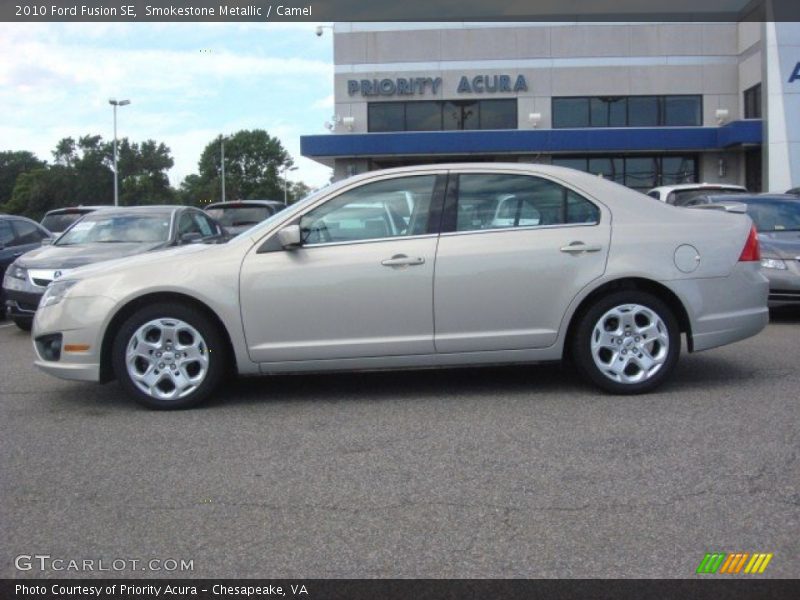 Smokestone Metallic / Camel 2010 Ford Fusion SE