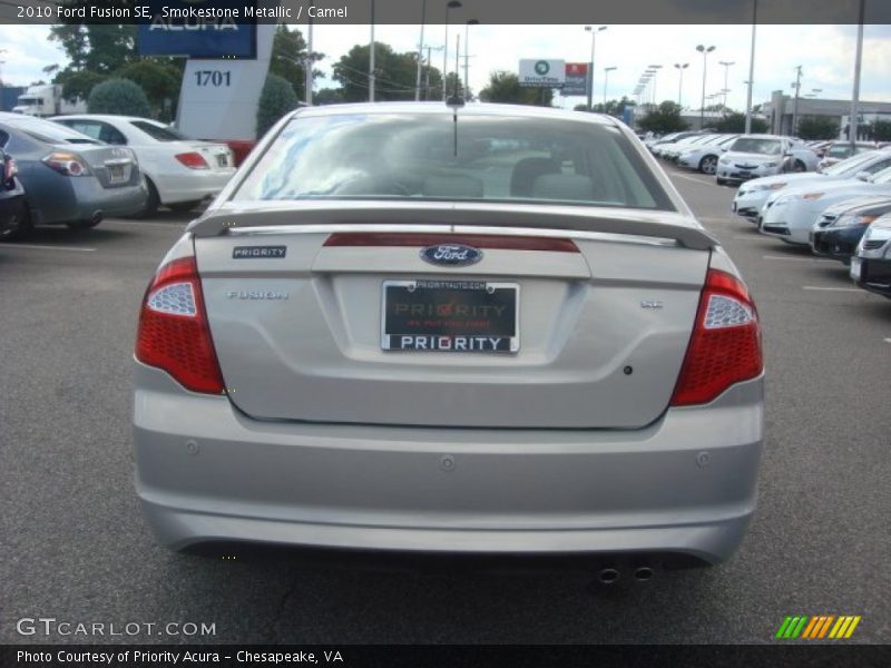 Smokestone Metallic / Camel 2010 Ford Fusion SE