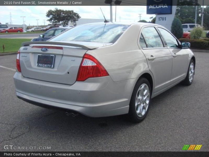 Smokestone Metallic / Camel 2010 Ford Fusion SE