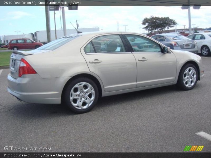 Smokestone Metallic / Camel 2010 Ford Fusion SE
