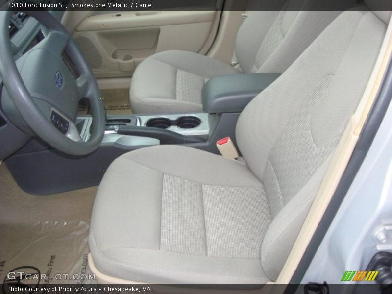 Smokestone Metallic / Camel 2010 Ford Fusion SE