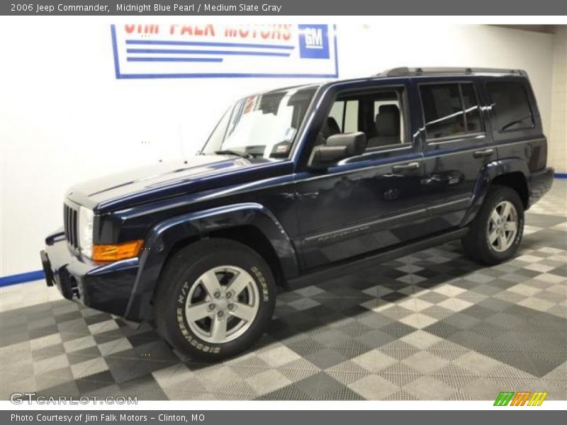 Midnight Blue Pearl / Medium Slate Gray 2006 Jeep Commander