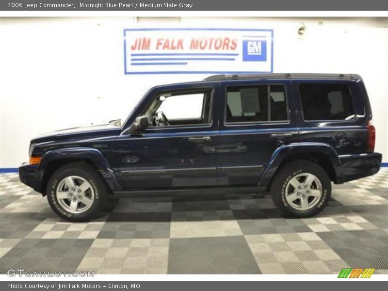 Midnight Blue Pearl / Medium Slate Gray 2006 Jeep Commander