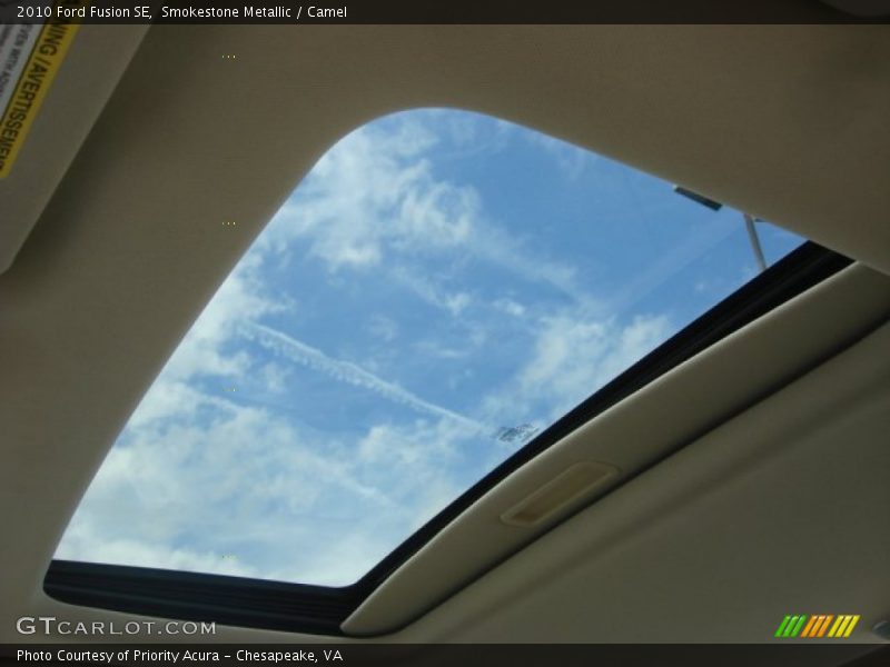 Smokestone Metallic / Camel 2010 Ford Fusion SE