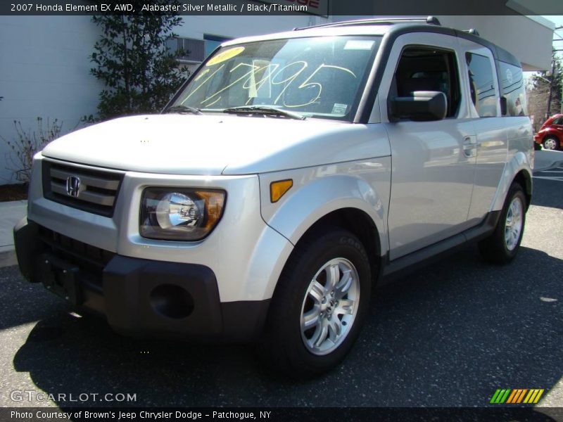 Alabaster Silver Metallic / Black/Titanium 2007 Honda Element EX AWD