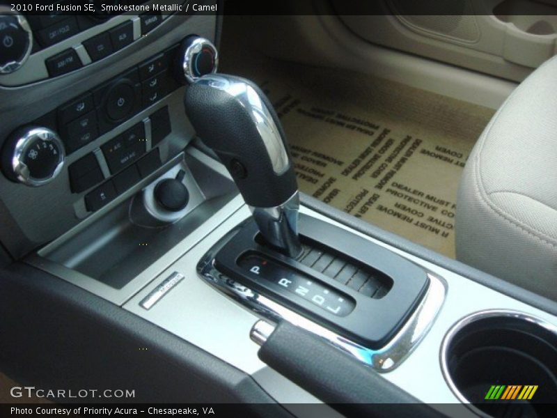 Smokestone Metallic / Camel 2010 Ford Fusion SE