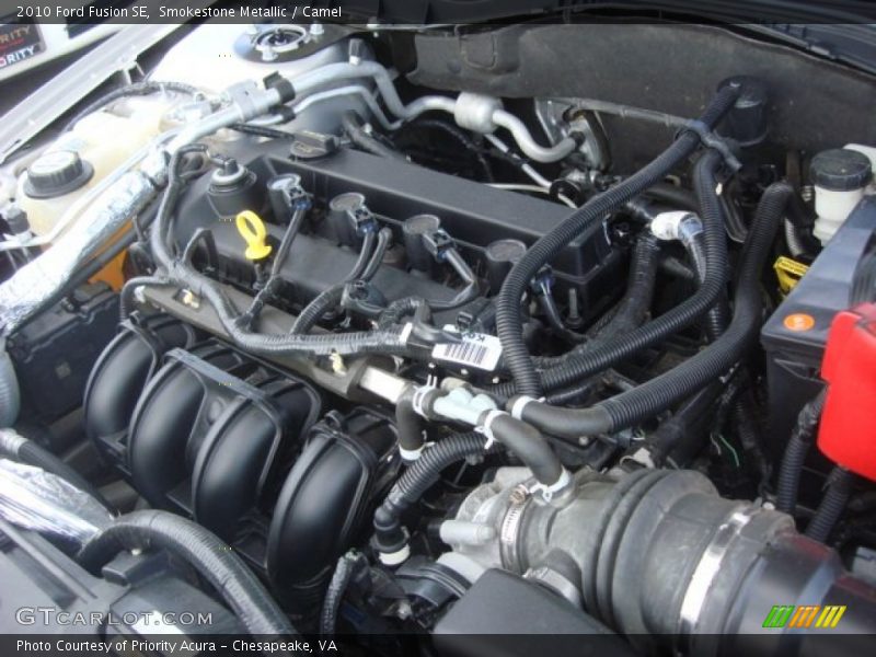 Smokestone Metallic / Camel 2010 Ford Fusion SE