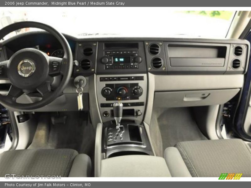Midnight Blue Pearl / Medium Slate Gray 2006 Jeep Commander