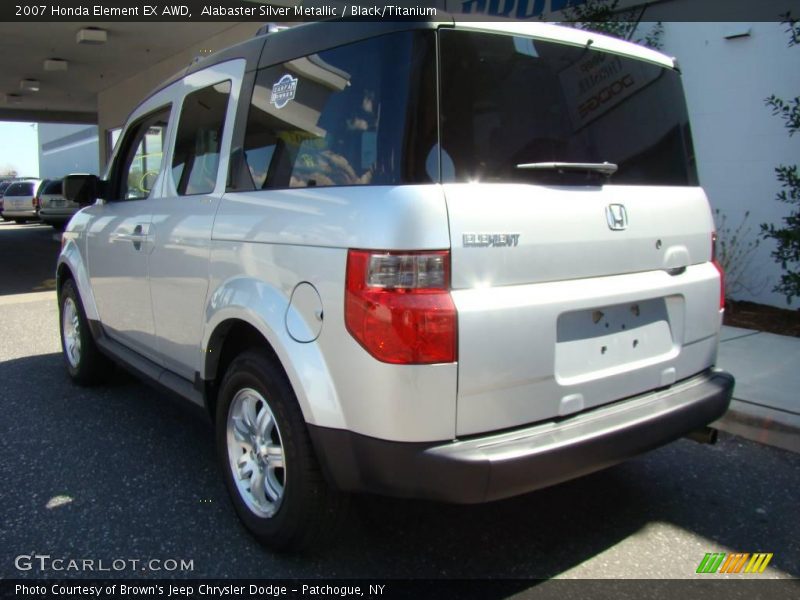 Alabaster Silver Metallic / Black/Titanium 2007 Honda Element EX AWD