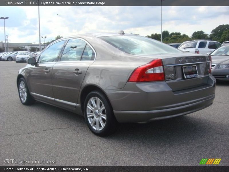 Oyster Gray Metallic / Sandstone Beige 2009 Volvo S80 3.2