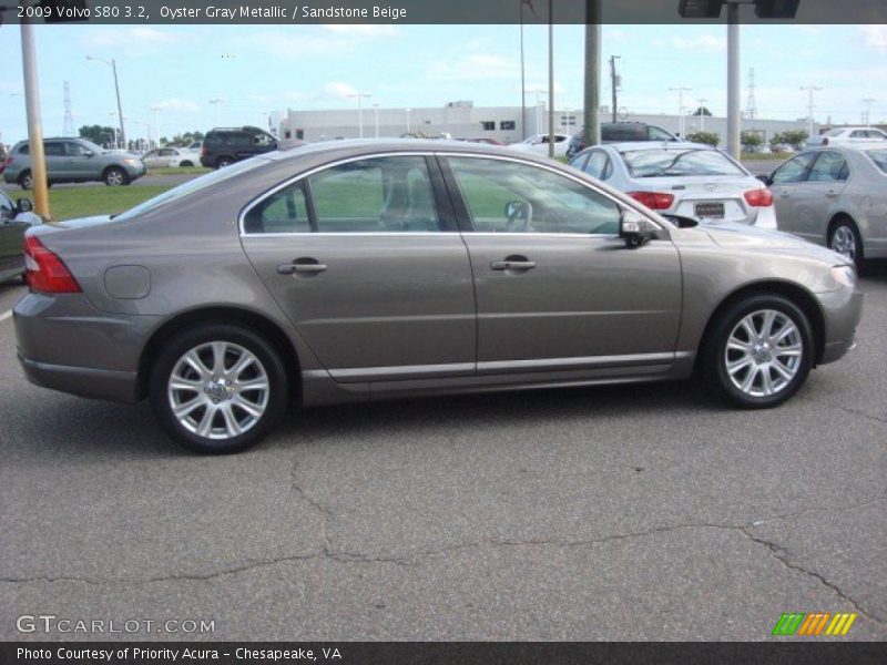 Oyster Gray Metallic / Sandstone Beige 2009 Volvo S80 3.2